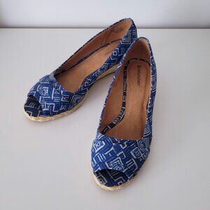 NATURALIZER Casual Geometrical Wedges Sandals Size 8.5